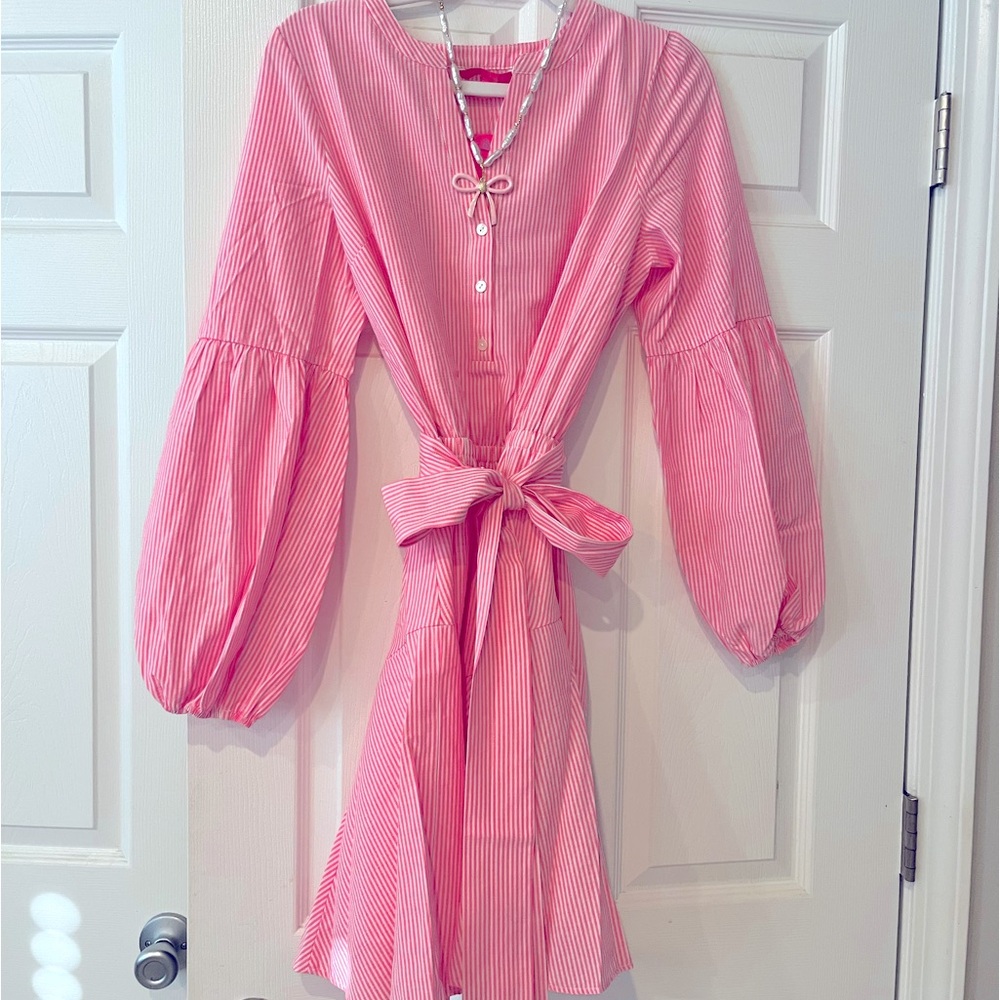 NWT Lilly Pulitzer 6 Roxie Harbor Stripe Mini Dress 2024 Collection